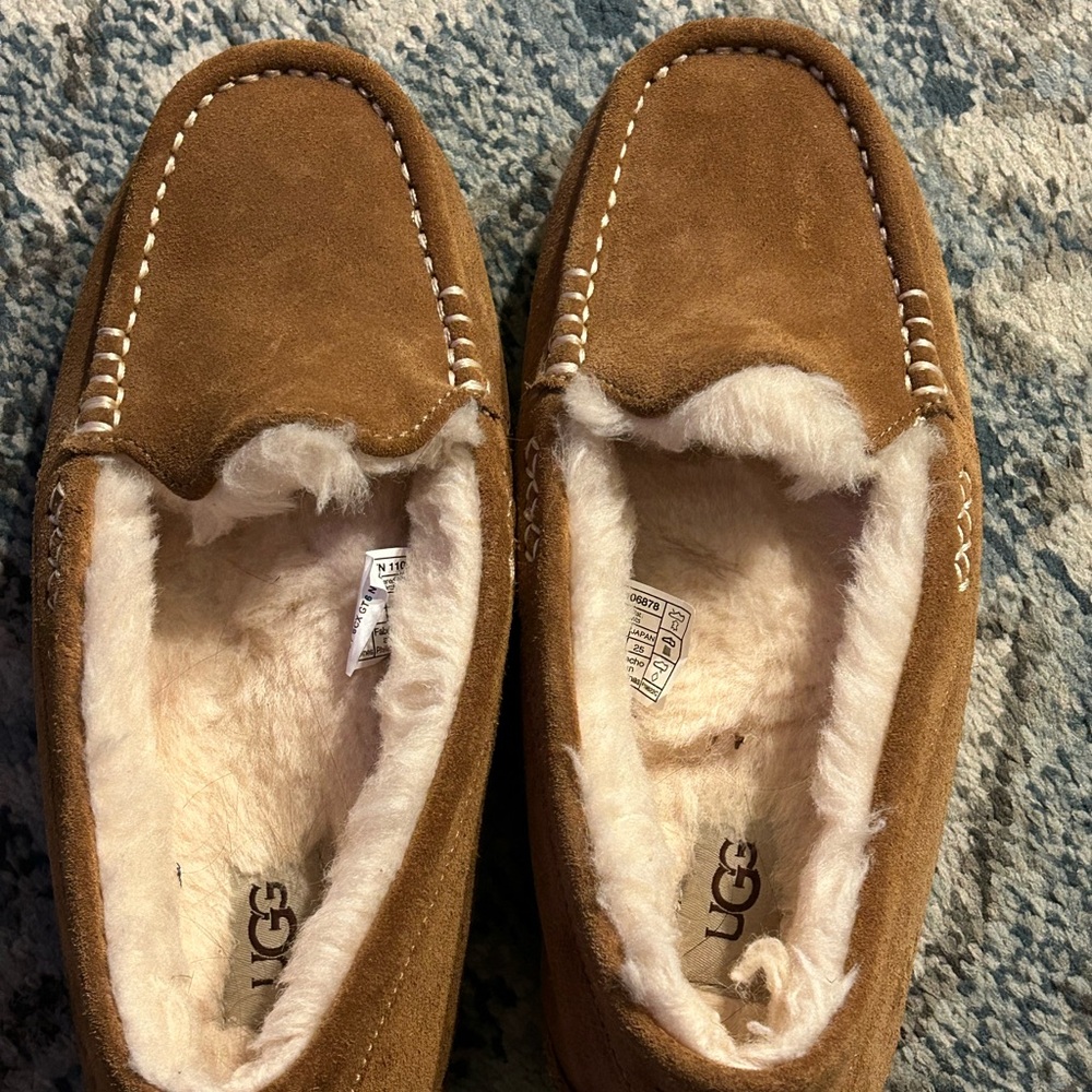 UGG Men's Tan Suede Loafers